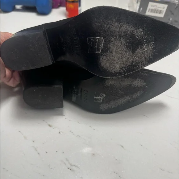 STAUD JUNE BOOTS BLACK LEATHER SIZE 39 🖤 - Picture 11 of 12